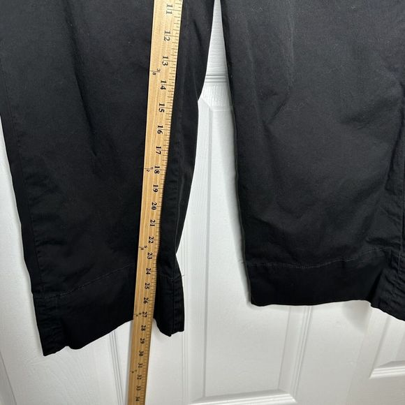 EVERLANE Organic Cotton the Easy Pants Elastic Waist Black Sz 4 - Picture 9 of 12
